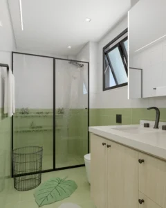 Projeto Banheiro Olive - Gabi Amaral Arquitetura